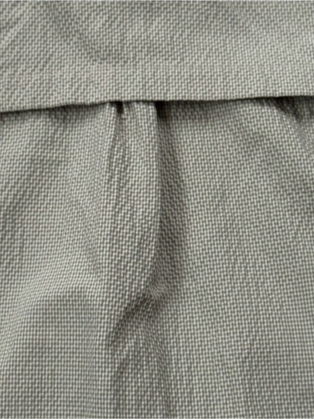 EMS Men's Long-Sleeve Button-Down Shirt - Olive Green & Light Gray